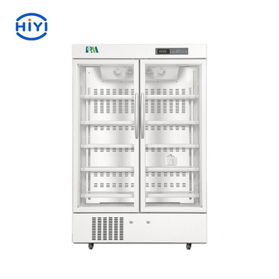 MPC-5V Series 656L ตู้เย็นร้านขายยาประตูกระจกสองชั้น Medical